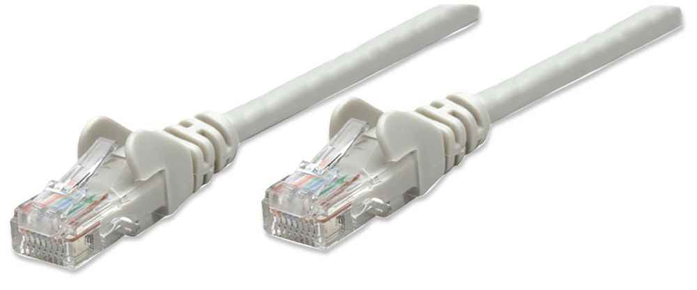 INTELLINET/MANHATTAN Patch Cable - Cat5e - Molded - 3m - Grey