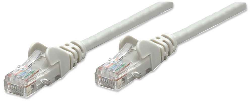 INTELLINET/MANHATTAN Patch Cable - Cat5e - Molded - 5m - Grey