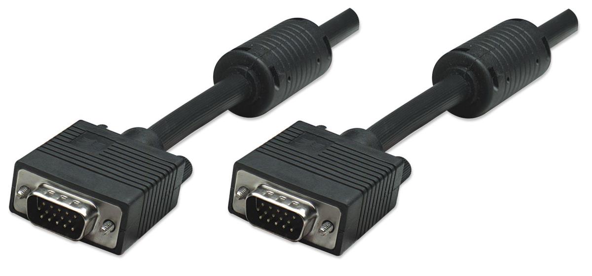 INTELLINET/MANHATTAN SVGA Cable With Ferrite Hd15/hd15 P/p Connection 2m
