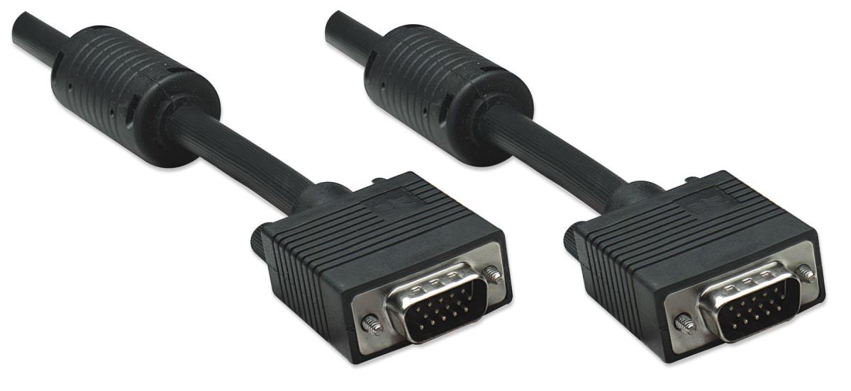 INTELLINET/MANHATTAN SVGA Cable With Ferrite Hd15/hd15 P/p Connection 2m