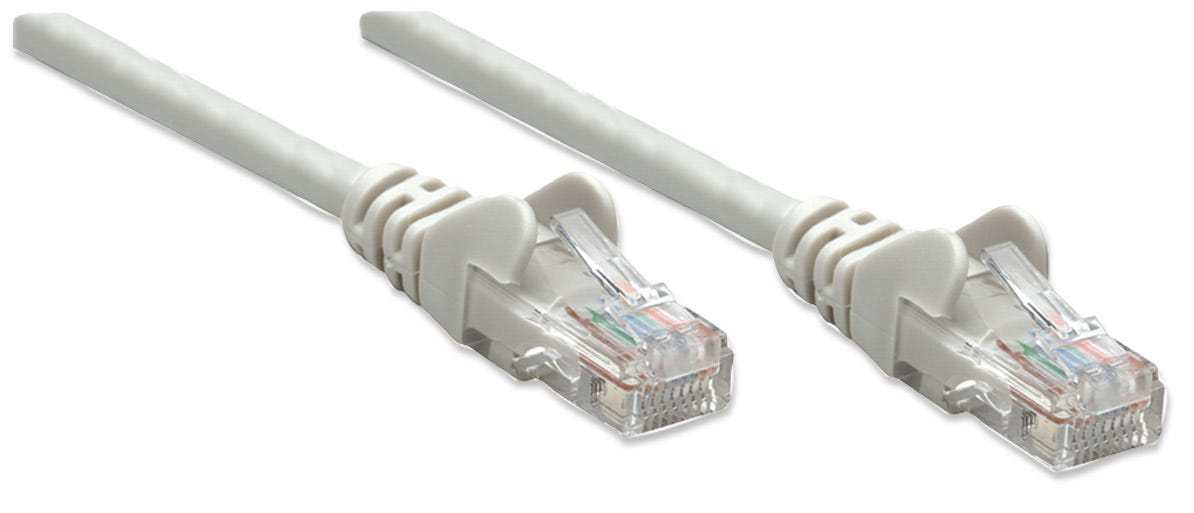 INTELLINET/MANHATTAN Patch Cable - Cat5e - UTP - Molded - 20m - Grey