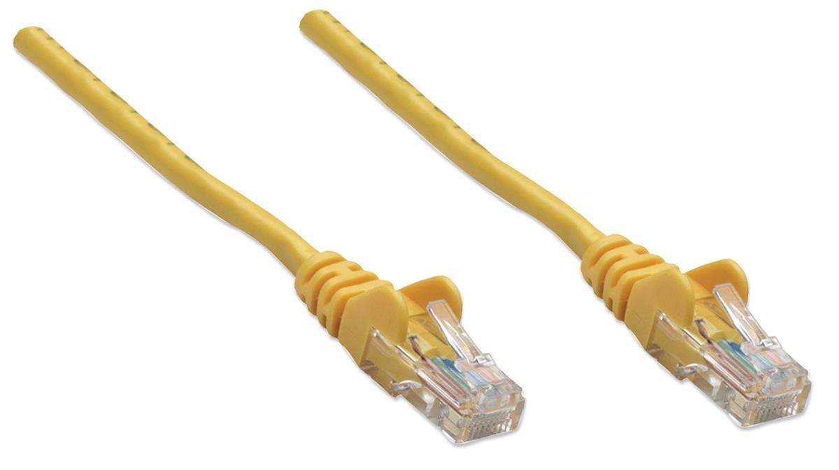 INTELLINET/MANHATTAN Patch Cable - Cat5e - UTP - Molded - 10m - Yellow