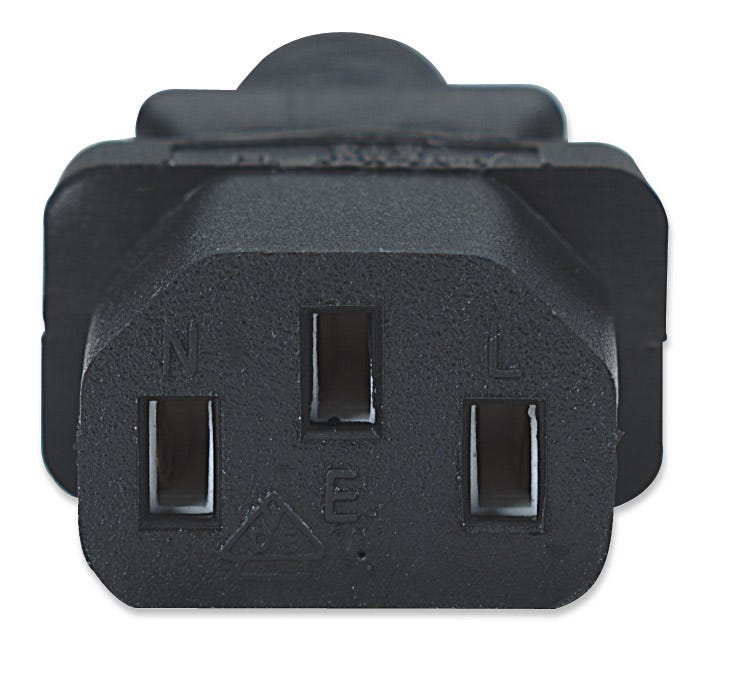 INTELLINET/MANHATTAN Power Cable 2m Standard Black