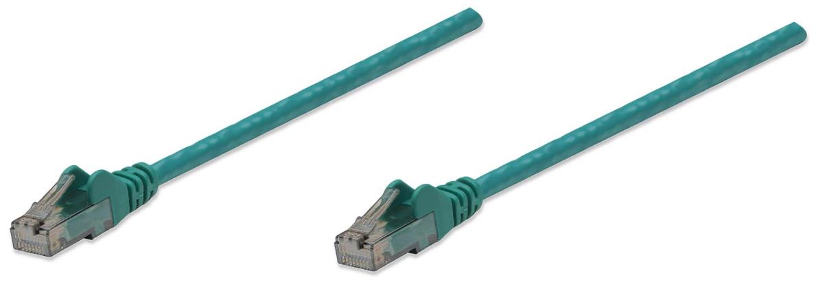INTELLINET/MANHATTAN Patch Cable - CAT6 - UTP - Molded - 10m - Green