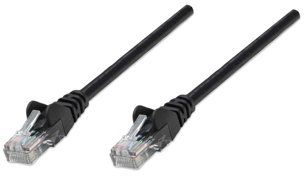 INTELLINET/MANHATTAN Patch Cable - CAT6 - UTP - Molded - 5m - Black