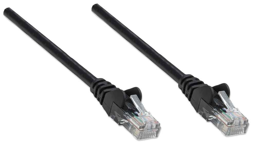 INTELLINET/MANHATTAN Patch Cable - CAT6 - UTP - Molded - 5m - Black