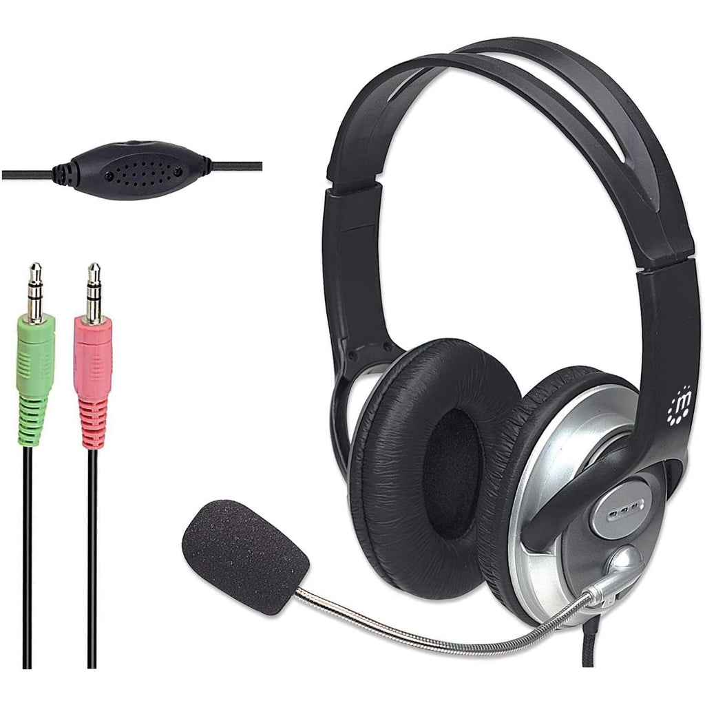 INTELLINET/MANHATTAN Headset Classic - Stereo - 3.5mm
