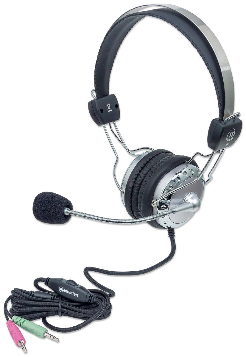 INTELLINET/MANHATTAN Headset - Stereo - 3.5mm