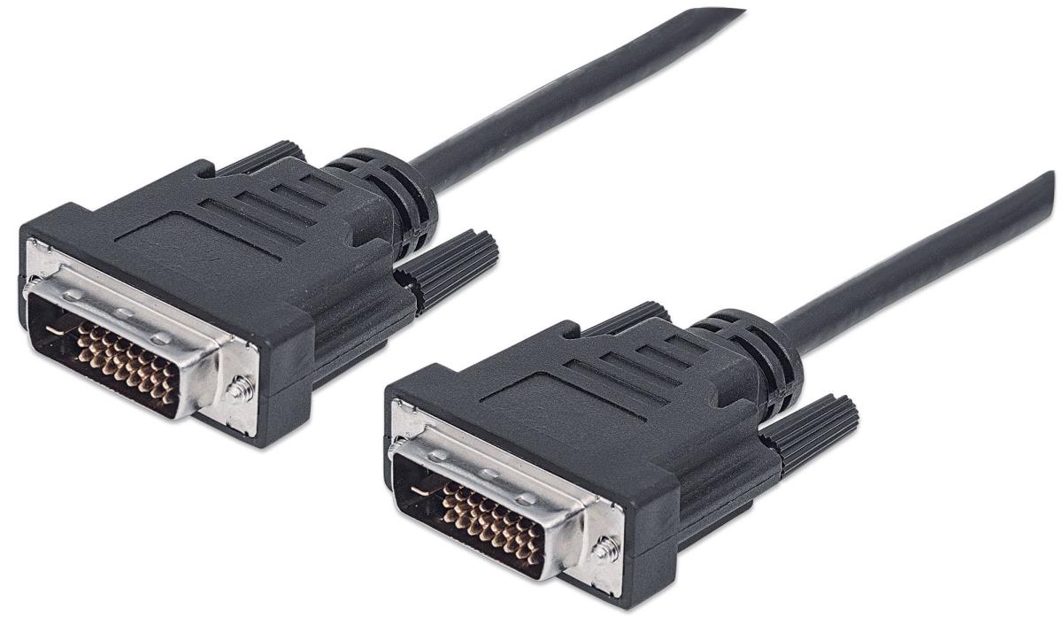 INTELLINET/MANHATTAN Monitor Cable DVI-d Dual Link Male To Male 3m