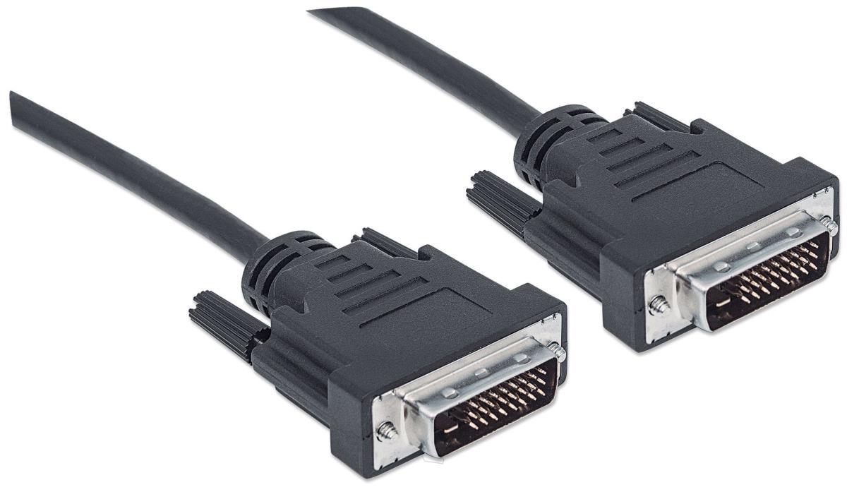 INTELLINET/MANHATTAN Monitor Cable DVI-d Dual Link Male To Male 3m