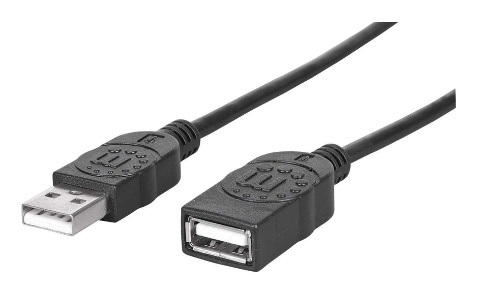 INTELLINET/MANHATTAN USB Extension Cable A To A USB2.0 2m Black