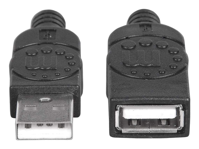 INTELLINET/MANHATTAN USB Extension Cable A To A USB2.0 2m Black