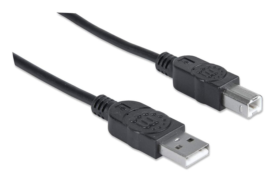 INTELLINET/MANHATTAN USB Cable A To B USB2.0 2m Black