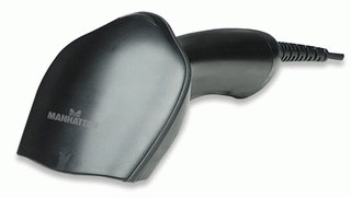 INTELLINET/MANHATTAN Barcode Scanner Long Range CCD 60mm USB Black
