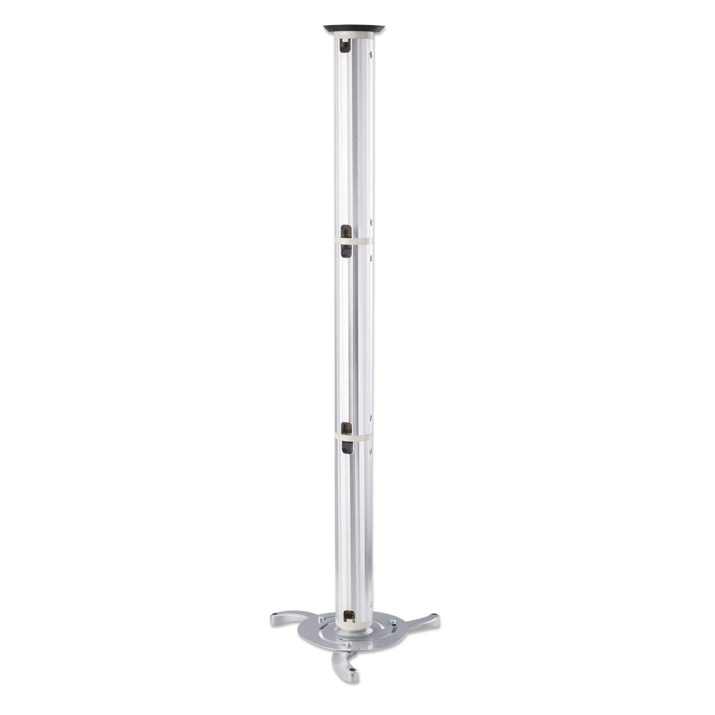 INTELLINET/MANHATTAN Universal Projector Ceiling Mount Extension Rod With Tilt, Swivel And Height Adjust 11.8-14.5in