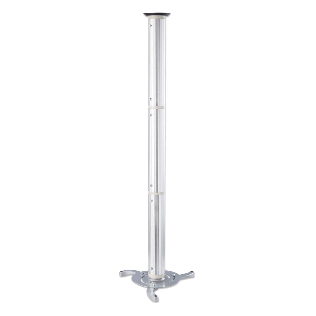 INTELLINET/MANHATTAN Universal Projector Ceiling Mount Extension Rod With Tilt, Swivel And Height Adjust 11.8-14.5in