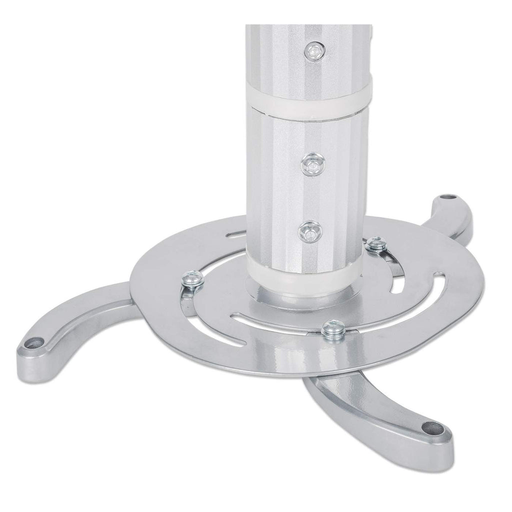 INTELLINET/MANHATTAN Universal Projector Ceiling Mount Extension Rod With Tilt, Swivel And Height Adjust 11.8-14.5in