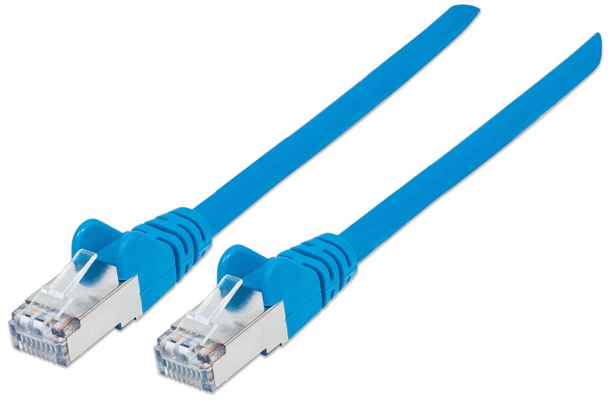 INTELLINET/MANHATTAN Patch Cable - CAT6 - 2m - Blue