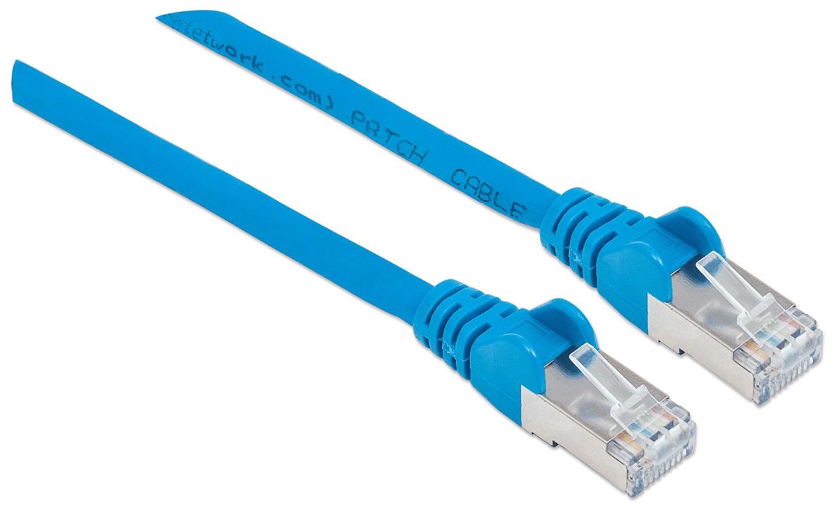 INTELLINET/MANHATTAN Patch Cable - CAT6 - 2m - Blue