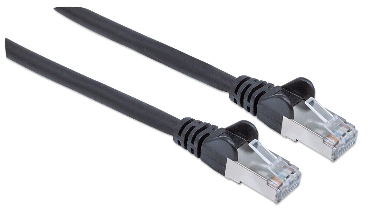 INTELLINET/MANHATTAN Patch Cable - CAT6 - 2m - Black