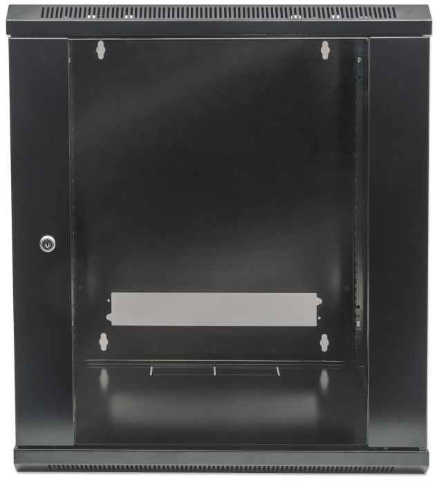 INTELLINET/MANHATTAN Wallmount Cabinet - 19in - 15U - 770 X 570 X 600mm - Flatpack - Black