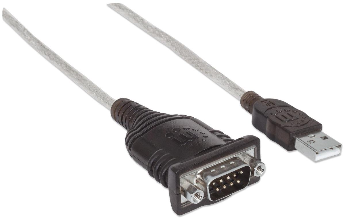 INTELLINET/MANHATTAN USB To Serial Converter Connects 1 Serial Devices To Usb