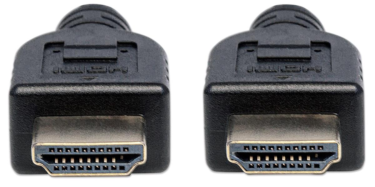 INTELLINET/MANHATTAN High Speed HDMI Cable Cl3 Arc 3D 4k Male Shielded Black 2m