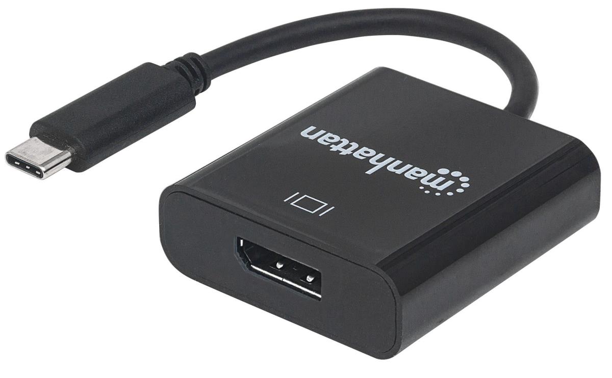 INTELLINET/MANHATTAN USB 3.1 DisplayPort Converter Typec Male To Female Blk