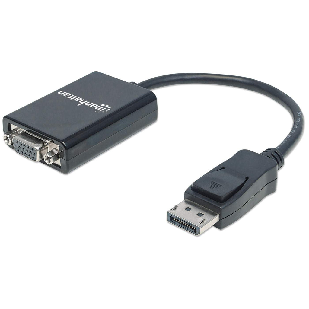 INTELLINET/MANHATTAN DisplayPort To VGA Convcable Hd15 Female Adapter 15cm Blk