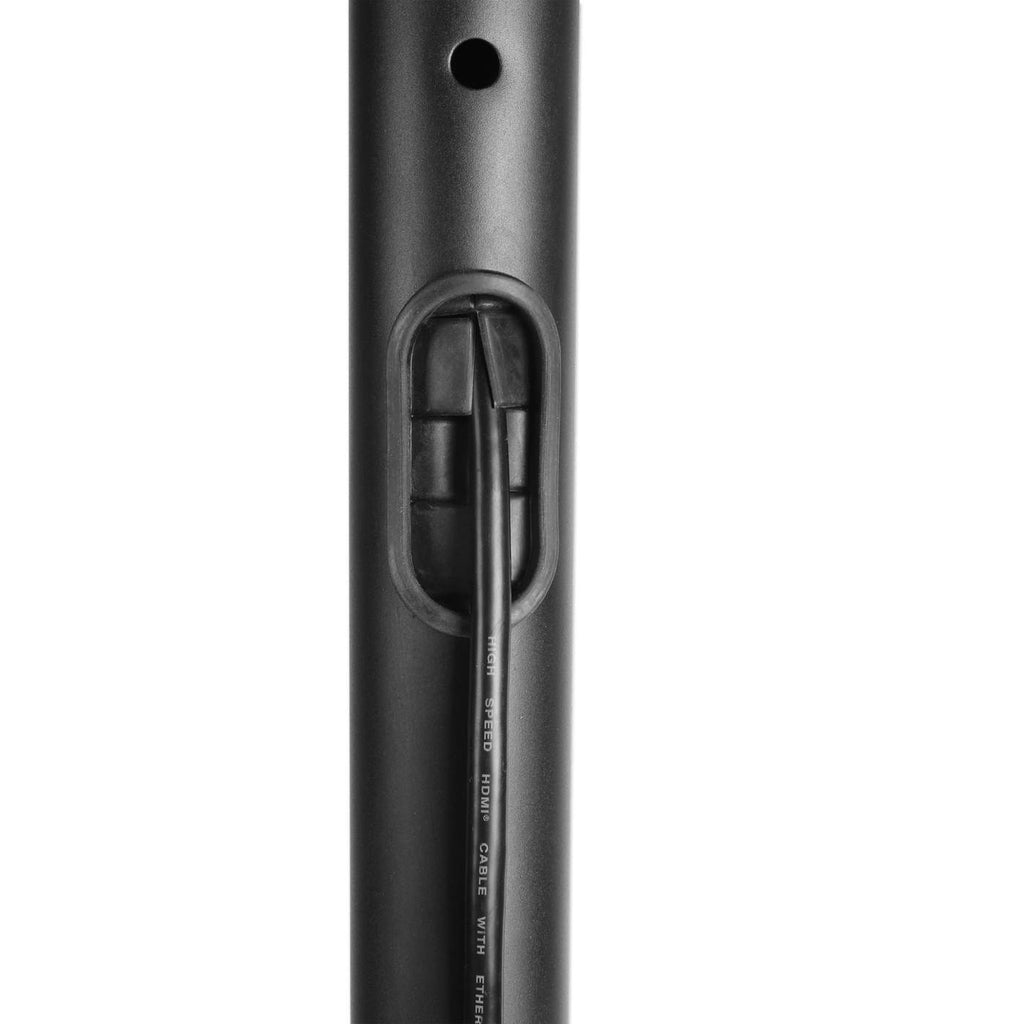 INTELLINET/MANHATTAN TV Cart - 1 TV - Tilt/Rotate/Height-Adjustable - 37 to 70in - Black