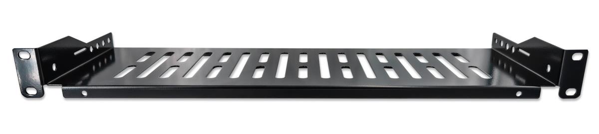 INTELLINET/MANHATTAN Cantilever Shelf 19in 1u 150mm Depth Black