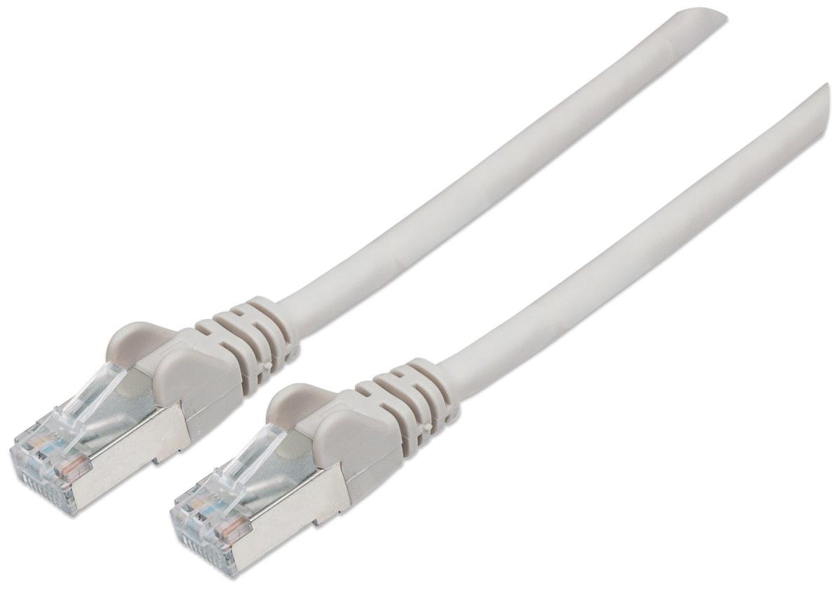 INTELLINET/MANHATTAN Patch Cable - CAT6a - SFTP - 1m - Grey