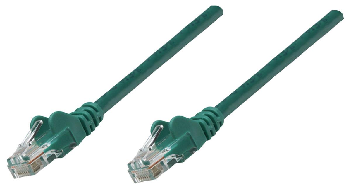 INTELLINET/MANHATTAN Patch Cable - CAT6a - SFTP - 25cm - Green
