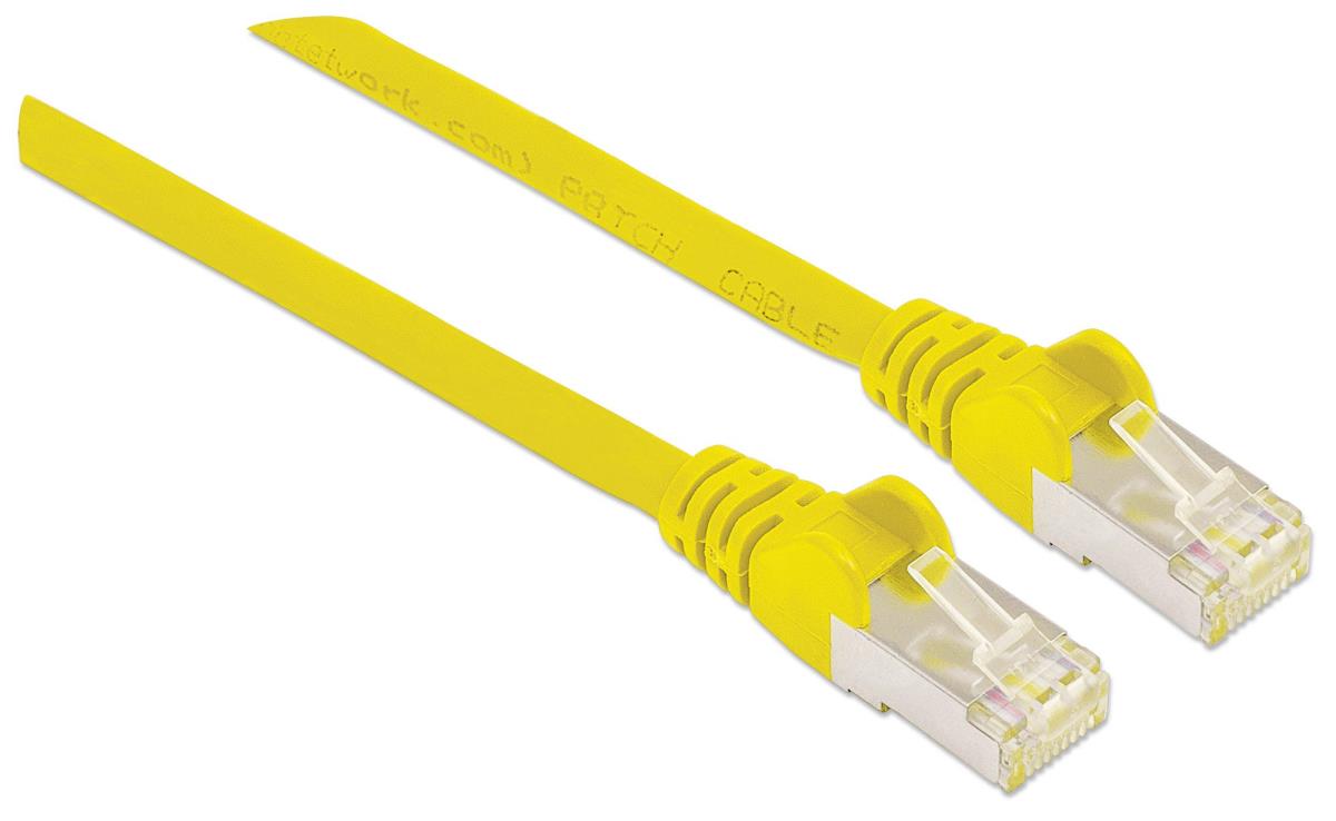 INTELLINET/MANHATTAN Patch Cable - CAT6a - SFTP - 5m - Yellow