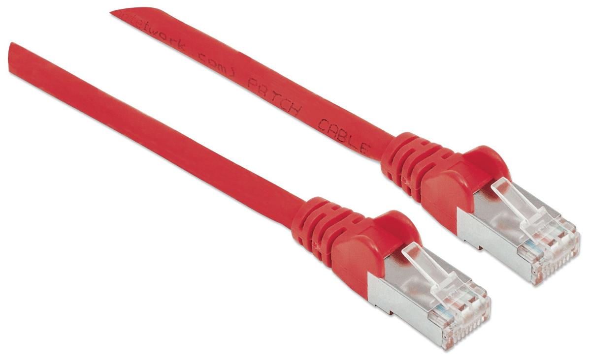 INTELLINET/MANHATTAN Patch Cable - CAT6a - SFTP - 5m - Red