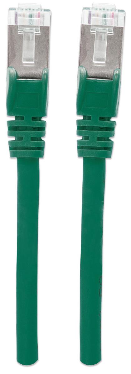 INTELLINET/MANHATTAN Patch Cable - CAT6a - SFTP - 10m - Green