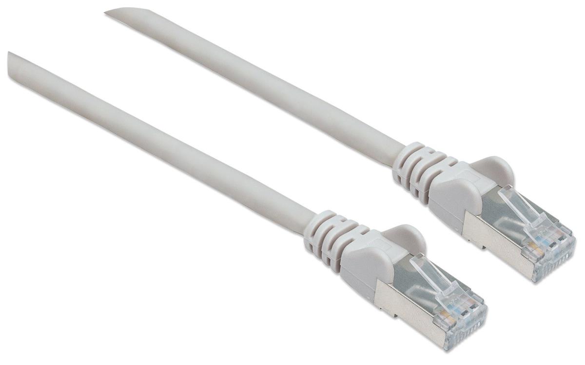 INTELLINET/MANHATTAN Patch Cable - CAT6 - SFTP - 25cm - Grey