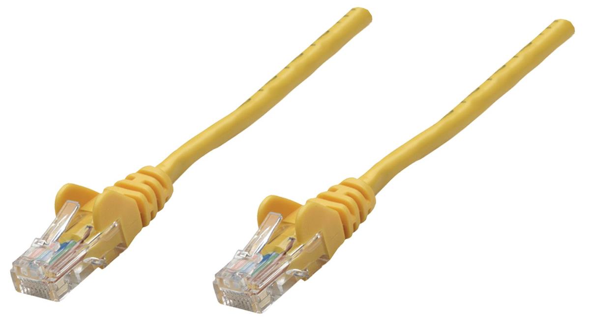 INTELLINET/MANHATTAN Patch Cable - CAT6 - SFTP - 25cm - Yellow