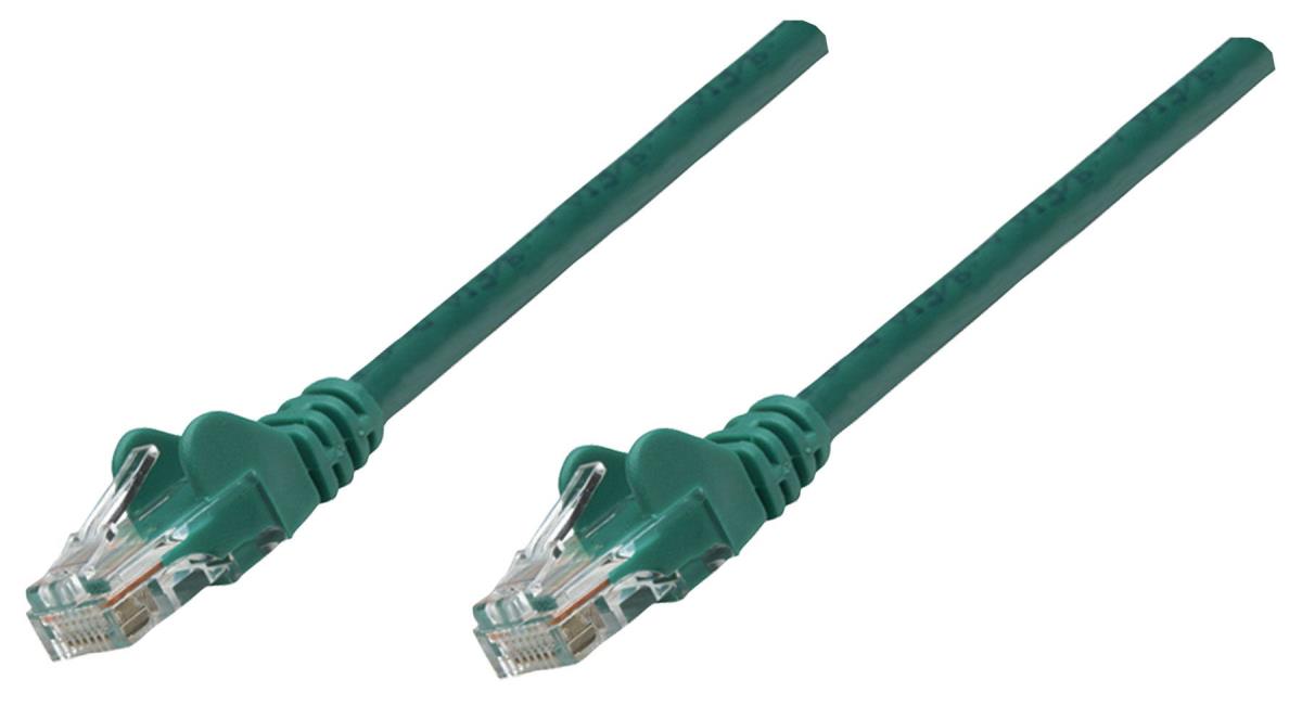 INTELLINET/MANHATTAN Patch Cable - CAT6 - UTP - 25cm - Green