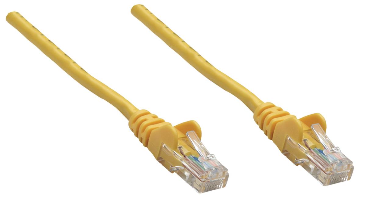 INTELLINET/MANHATTAN Patch Cable - CAT6 - UTP - 25cm - Yellow