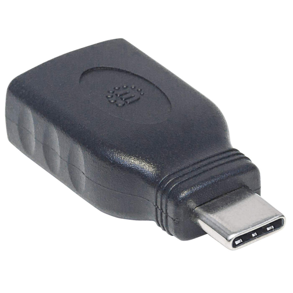 INTELLINET/MANHATTAN USB 3.1 Cable Gen 1, Type-C Male to Type-A Female, 5 Gbps, Black