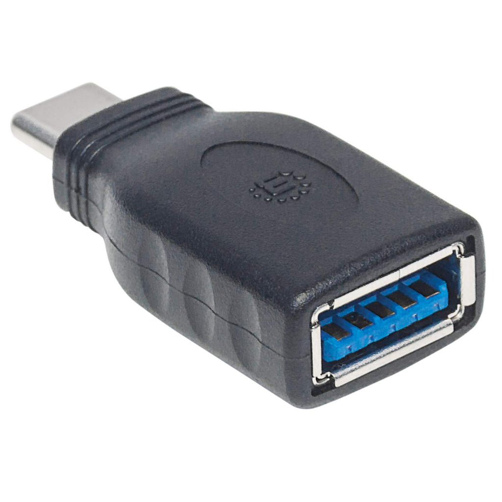 INTELLINET/MANHATTAN USB 3.1 Cable Gen 1, Type-C Male to Type-A Female, 5 Gbps, Black