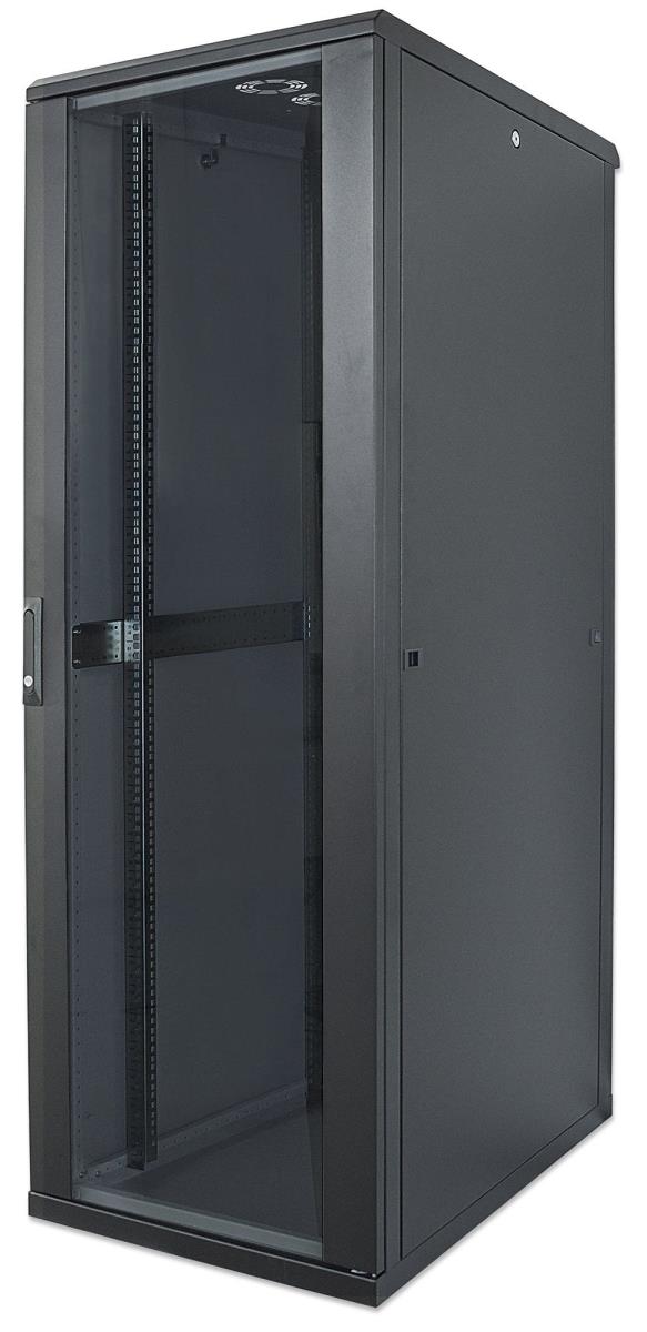 INTELLINET/MANHATTAN Network Cabinet - 19in - 42U - Ip20-rated Housing - Flatpack - Black (713191)