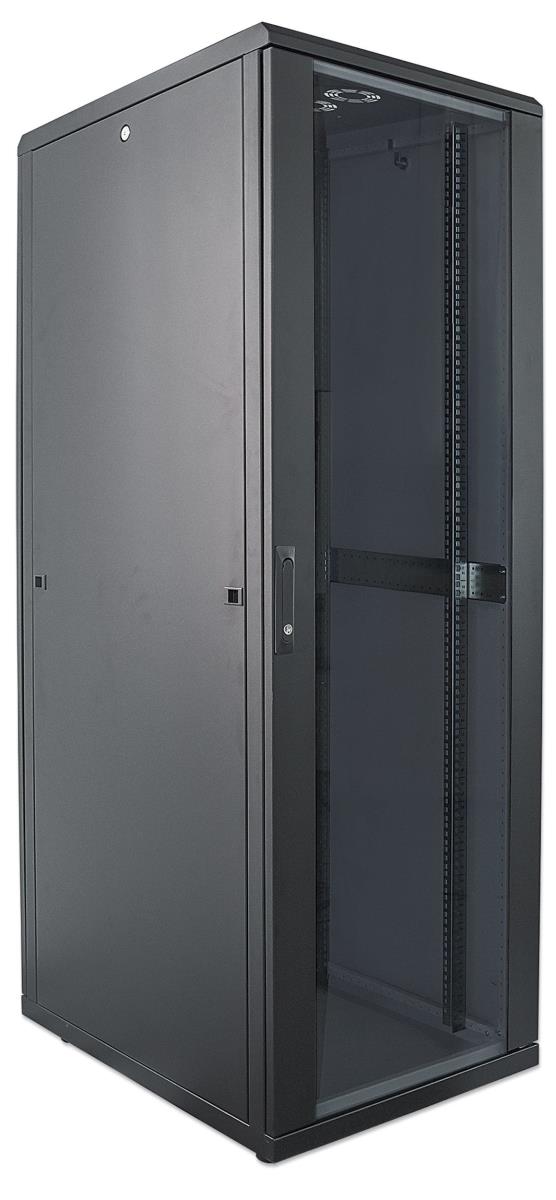 INTELLINET/MANHATTAN Network Cabinet - 19in - 42U - Ip20-rated Housing - Flatpack - Black (713191)