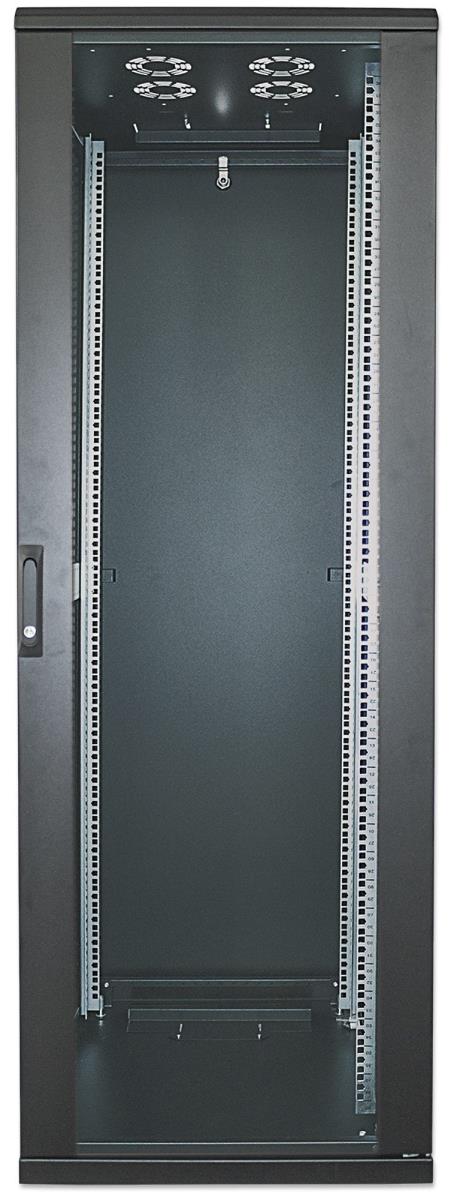 INTELLINET/MANHATTAN Network Cabinet - 19in - 42U - Ip20-rated Housing - Flatpack - Black (713191)