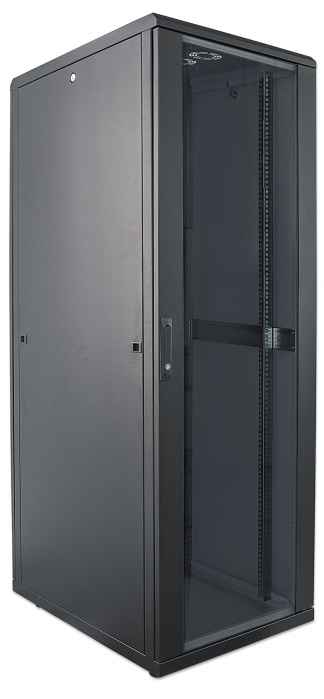 INTELLINET/MANHATTAN Network Cabinet - 19in - 22U - Ip20-rated Housing - Flatpack - Black (713085)