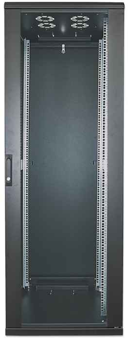 INTELLINET/MANHATTAN Network Cabinet - 19in - 22U - Ip20-rated Housing - Flatpack - Black (713085)