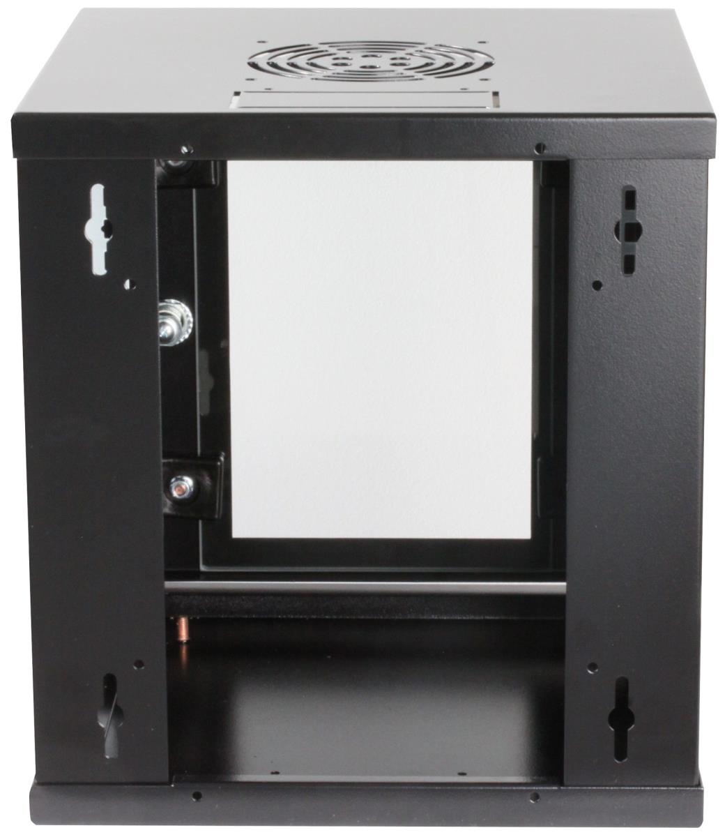 INTELLINET/MANHATTAN Wallmount Cabinet - 10in - 6U - Assembled - Black