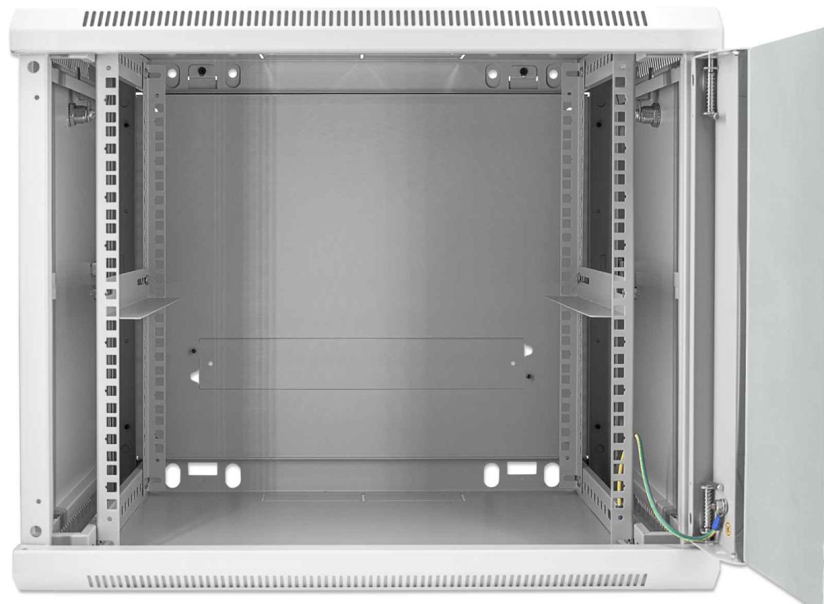 INTELLINET/MANHATTAN Wallmount Cabinet - 19in - 9U - 500x600x600mm - Assembled - Grey
