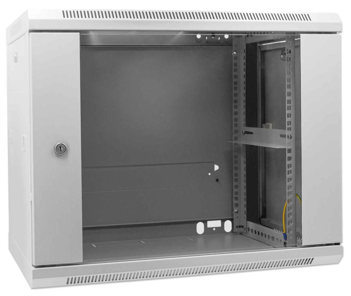 INTELLINET/MANHATTAN Wallmount Cabinet - 19in - 9U - 500x600x600mm - Assembled - Grey